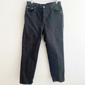 Vintage 90s Calvin Klein Denim Mom Jeans Black Wom